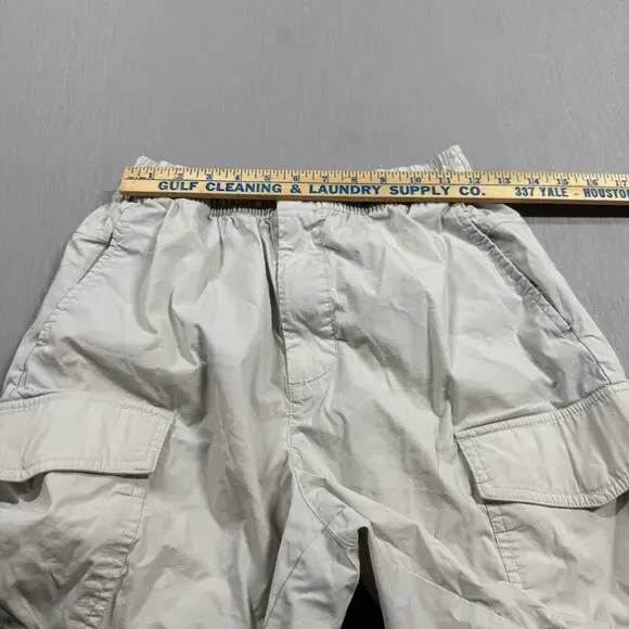 Nike Sport Essentials Mens Small Woven Utility Shorts Beige Khaki Cargo 8 in - Picture 6 of 9